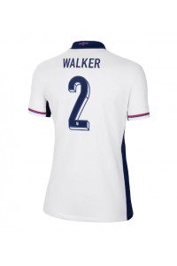 Engeland Kyle Walker #2 Voetbaltruitje Thuis tenue Dames EK 2024 Korte Mouw